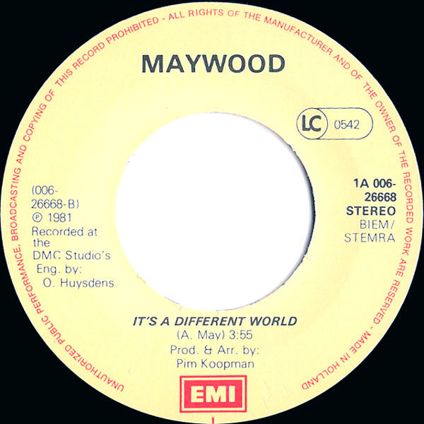 Maywood : Rio (7", Single)