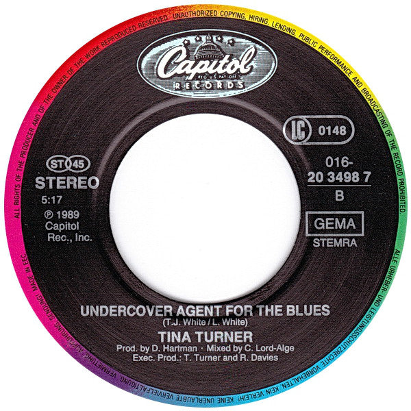 Tina Turner : The Best (7", Single)