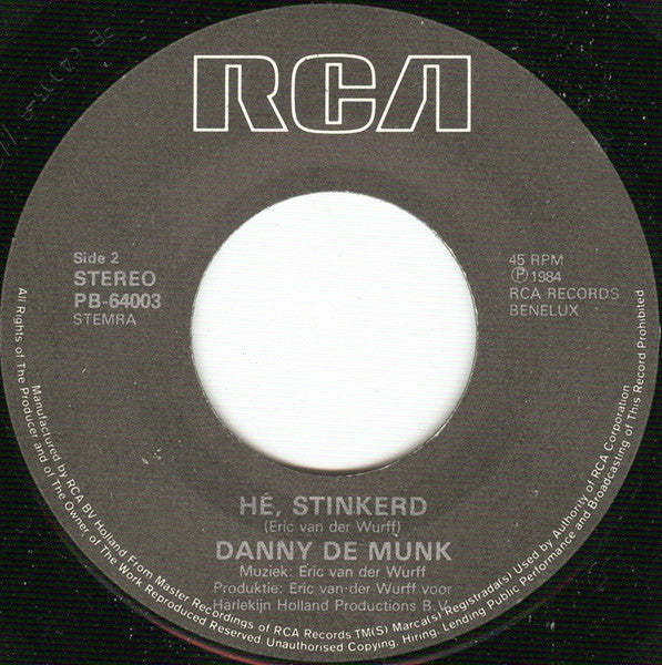 Danny de Munk : Ik Voel Me Zo Verdomd Alleen... (7", Single)