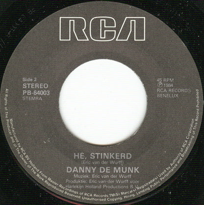 Danny de Munk : Ik Voel Me Zo Verdomd Alleen... (7", Single)