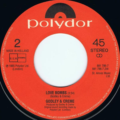 Godley & Creme : Cry (7", Single)