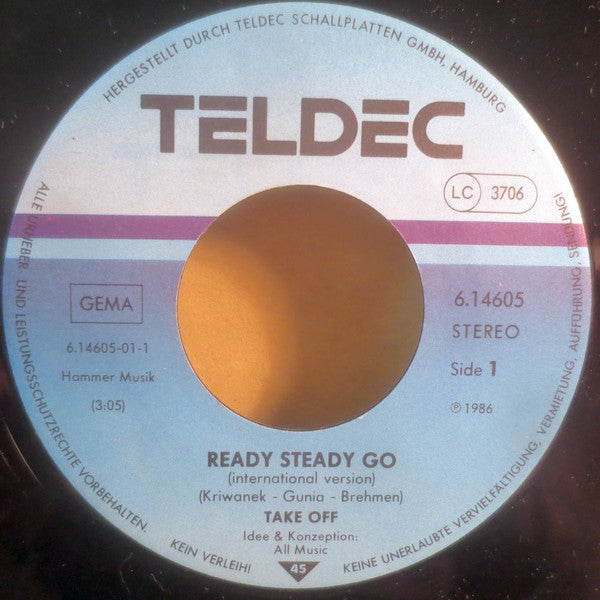 Take Off (3) : Ready Steady Go (7", Single)