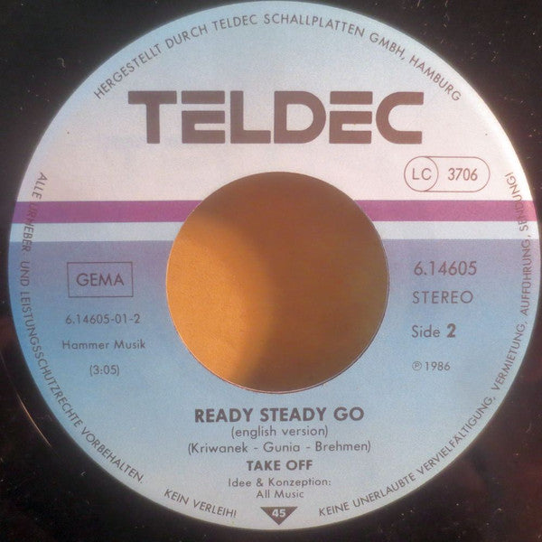 Take Off (3) : Ready Steady Go (7", Single)