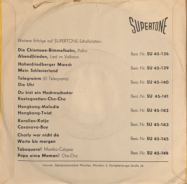 Die Mascinos U.D. King-Masters-Marsch-Band* : Uns Geht Die Sonne Nicht Unter (7", Single, Mono)