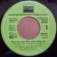Jutta Hahn, Chöre Der Neanderkirche Und Thomaskirche Düsseldorf : Wenn Das Rote Meer Grüne Welle Hat (7", Single, S/Edition)