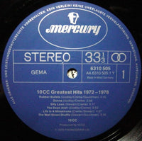 10cc : Greatest Hits 1972-1978 (LP, Comp)