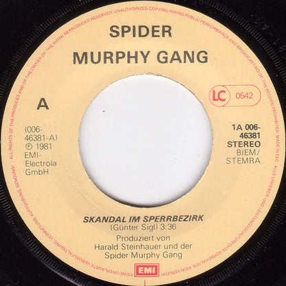 Spider Murphy Gang : Skandal Im Sperrbezirk (7", Single)