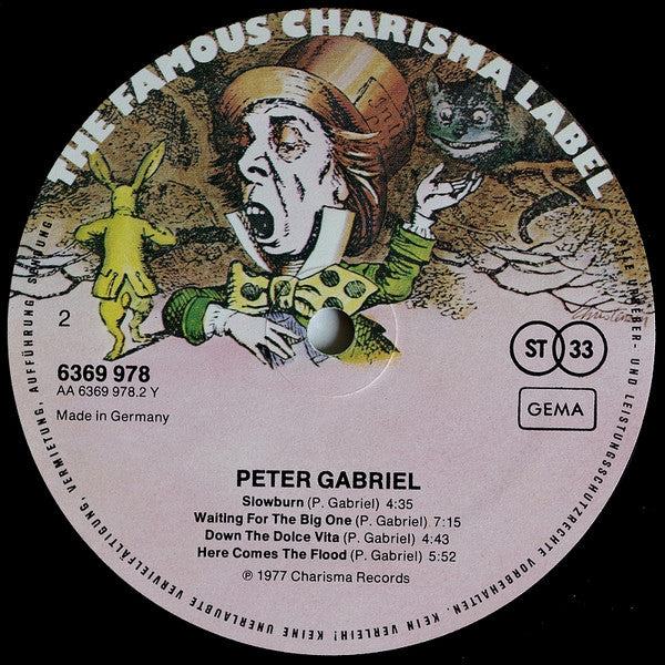 Peter Gabriel : Peter Gabriel (LP, Album, RP)