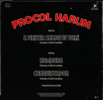 Procol Harum : A Whiter Shade Of Pale (12", Pic)