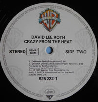 David Lee Roth : Crazy From The Heat (12", EP)