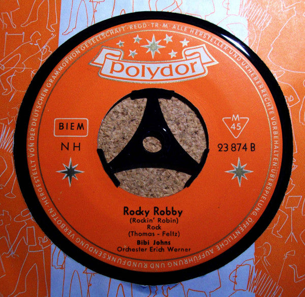 Bibi Johns : Wenn Musik Spielt / Rocky Robby (7", Single, Mono)