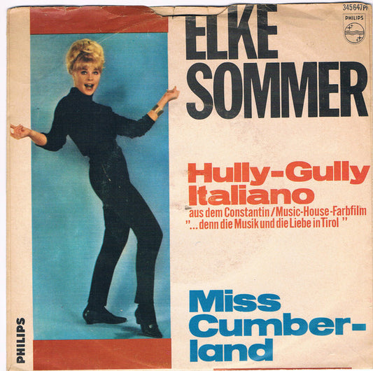 Elke Sommer : Hully-Gully-Italiano (7", Single, Mono)