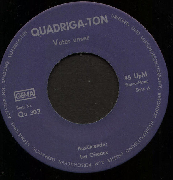 Les Oiseaux (2) : Vater Unser (7", Single)