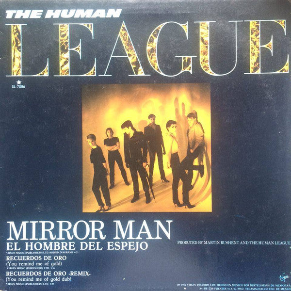 The Human League : Mirror Man = El Hombre Del Espejo (12", Single)