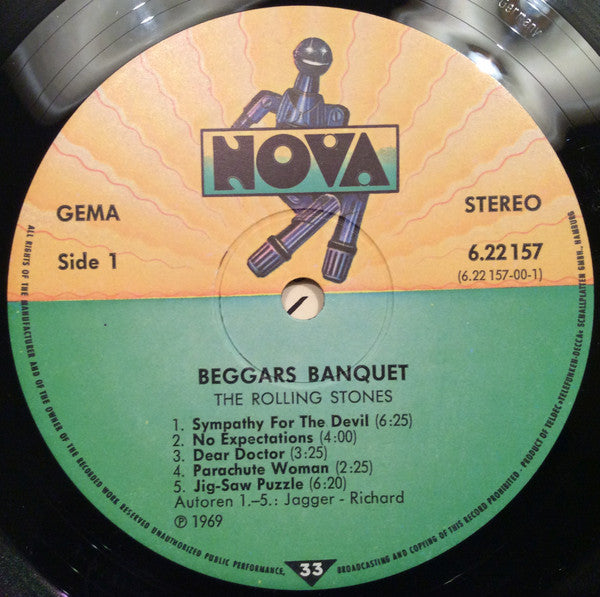 Rolling Stones* : Beggars Banquet (LP, Album, RE)