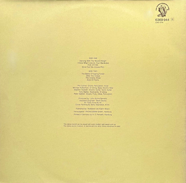 Genesis : Selling England By The Pound (LP, Album, RE, Gat)