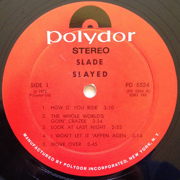 Slade : Slayed? (LP, Album, Mon)