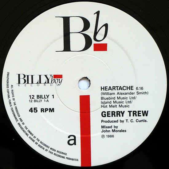 Gerry Trew : Heartache (12")