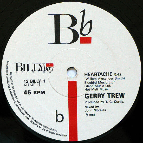 Gerry Trew : Heartache (12")