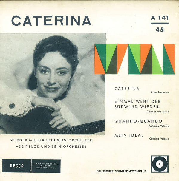 Caterina Valente, Silvio Francesco : Caterina (7", EP, Club)