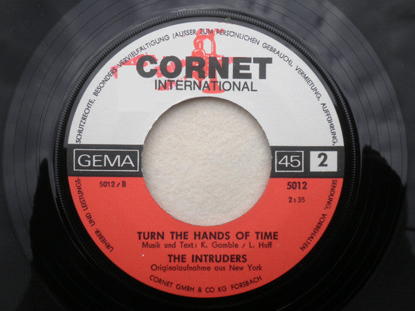The Intruders : Cowboys To Girls / Turn The Hands Of Time (7", Single)
