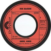 Rod McKuen : Amor, Amor (7", Single)