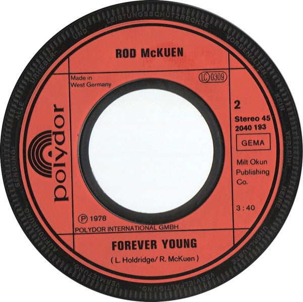 Rod McKuen : Amor, Amor (7", Single)