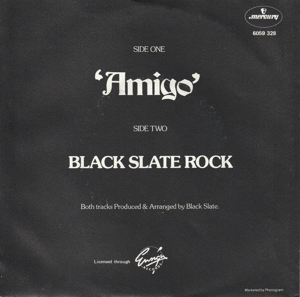 Black Slate : Amigo (7", Single)
