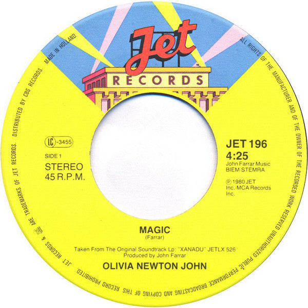 Olivia Newton John* : Magic (7", Single)
