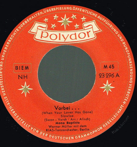 Mona Baptiste : Vorbei... (7", Single, Mono)