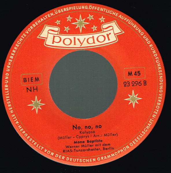 Mona Baptiste : Vorbei... (7", Single, Mono)