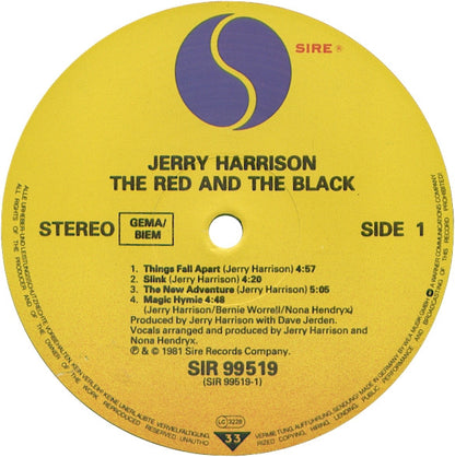 Jerry Harrison : The Red And The Black (LP, Album)