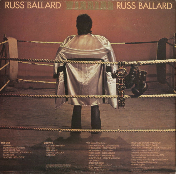 Russ Ballard : Winning (LP, Album)