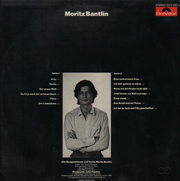 Moritz Bantlin : Moritz Bantlin (LP, Album)