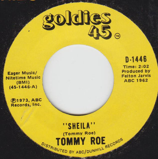Tommy Roe : Sheila / Sweet Pea (7", Ter)