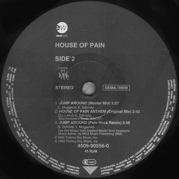 House Of Pain : Jump Around (12")