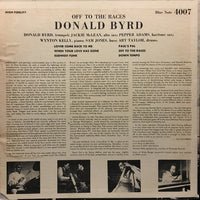 Donald Byrd : Off To The Races (LP, Album, RE)