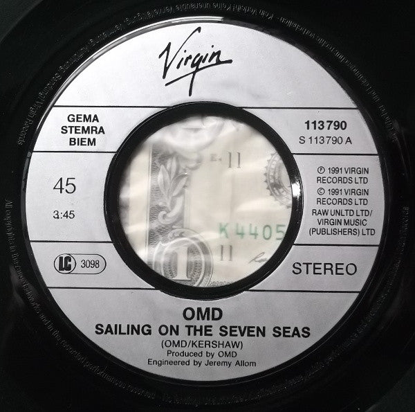 OMD* : Sailing On The Seven Seas (7", Single)