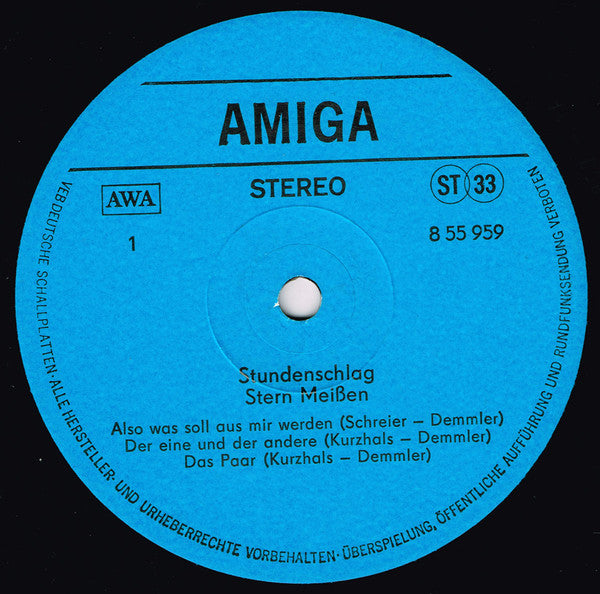 Stern Meissen : Stundenschlag (LP, Album)