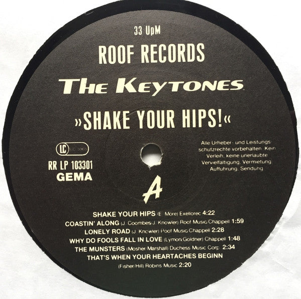 The Keytones : Shake Your Hips! (LP, Comp)