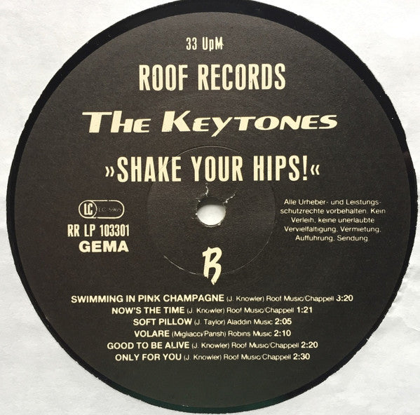 The Keytones : Shake Your Hips! (LP, Comp)