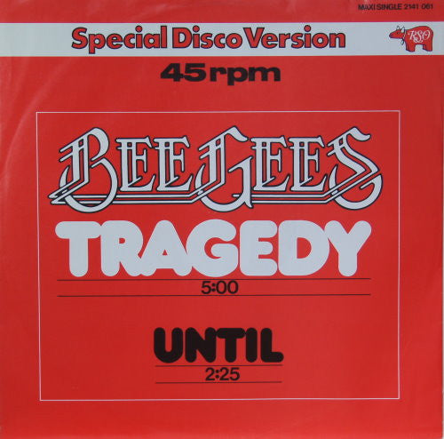 Bee Gees : Tragedy (12", Maxi)