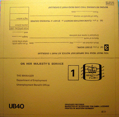 UB40 : Signing Off (LP, Album, Mono + 12", Maxi)