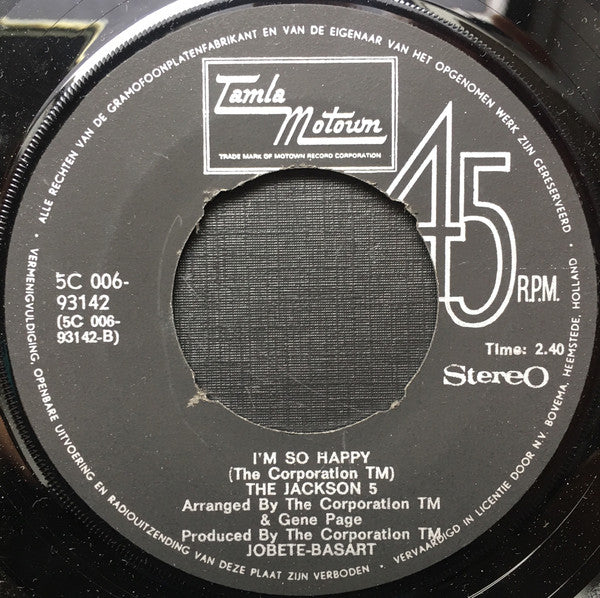 The Jackson 5 : Sugar Daddy (7")