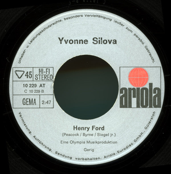 Yvonne Silova : Mama, Mama (Ich Möchte Nach Haus) (7", Single)