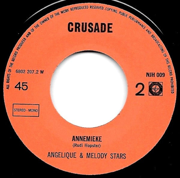 Angelique & Melody Stars : Op Het Zuidlaardermeer / Annemieke (7")