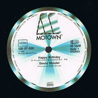 Stevie Wonder : Happy Birthday (12", Maxi)