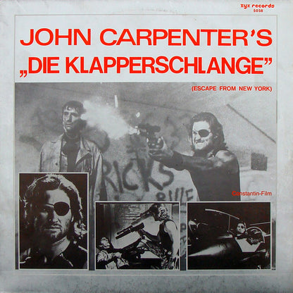 The Splash Band : John Carpenter's "Die Klapperschlange" (12", Maxi)