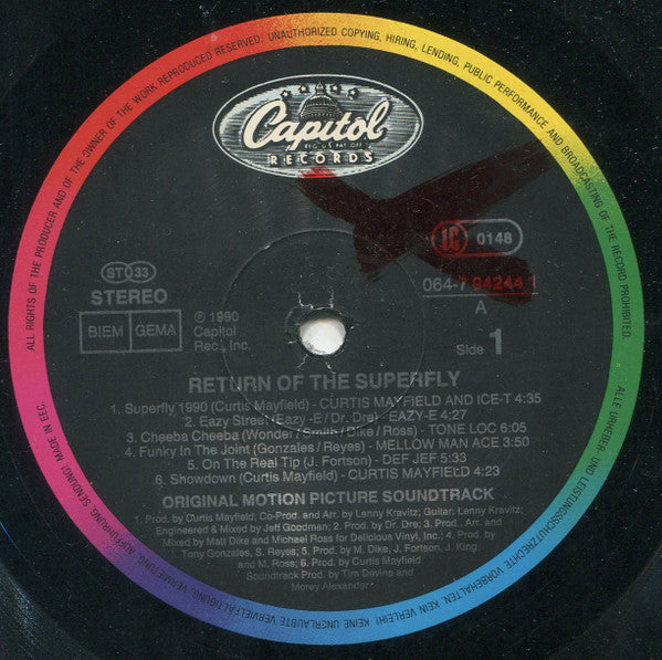 Various : Return Of Superfly (Original Motion Picture Soundtrack) (LP, Album)