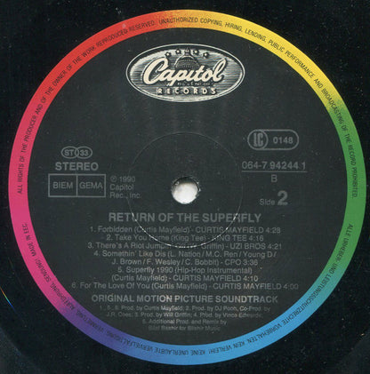 Various : Return Of Superfly (Original Motion Picture Soundtrack) (LP, Album)